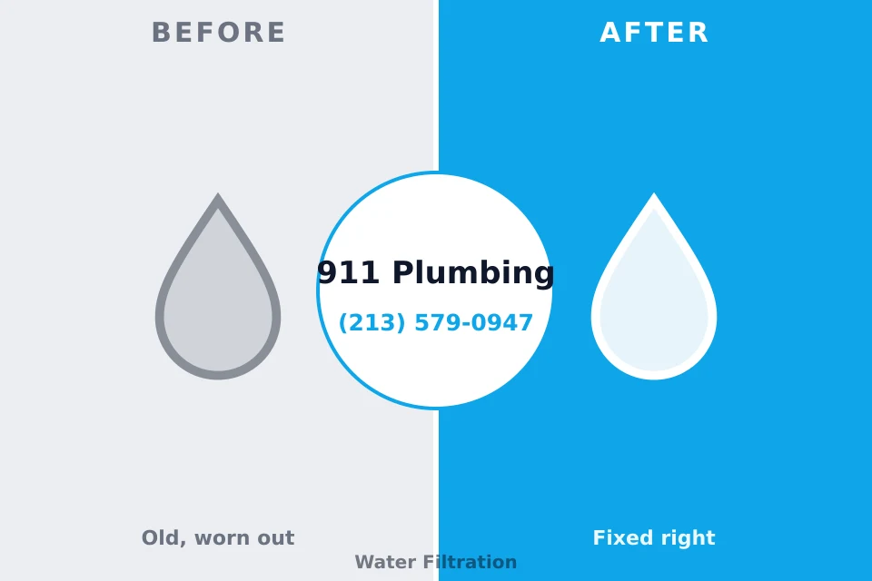 Before and after: plumbing company Pablo, MT